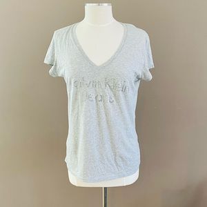 Calvin Klein Grey T-Shirt Size L